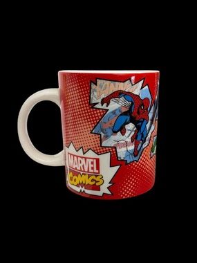 Marvel Red Spider-Man Comic Strip Mug